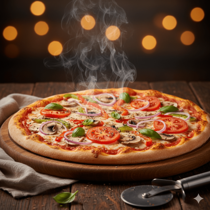 ONION CAPSICUM TOMATO AND MUSHROOM