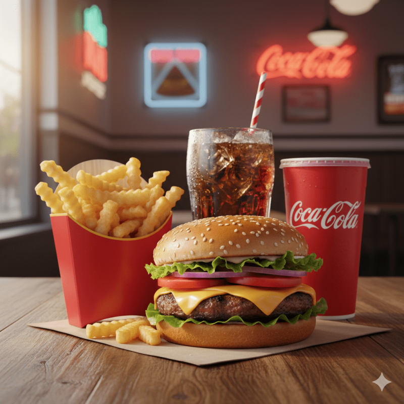 Burger Combo(Burger +Fries +Coke)