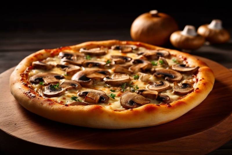 Ultimate Mushroom Pizza
